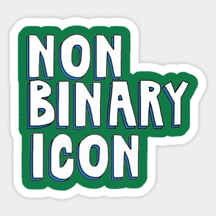 Nonbinary Icon Sticker
